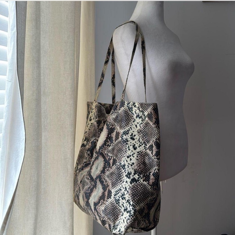 Snakeskin Tote Bag
